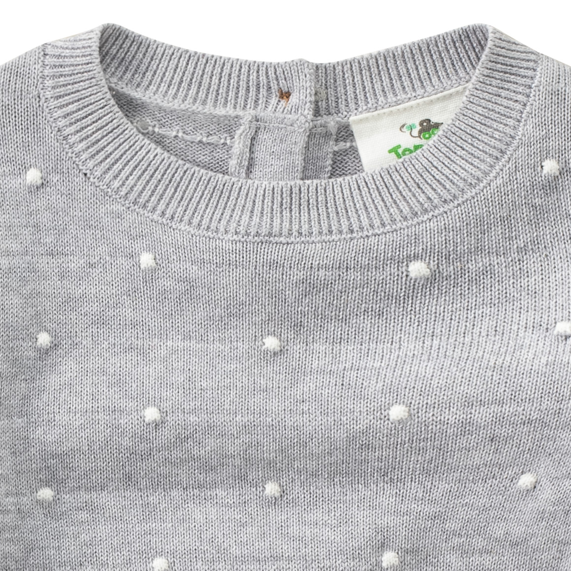 Baby Strickpullover mit Punkte-Allover