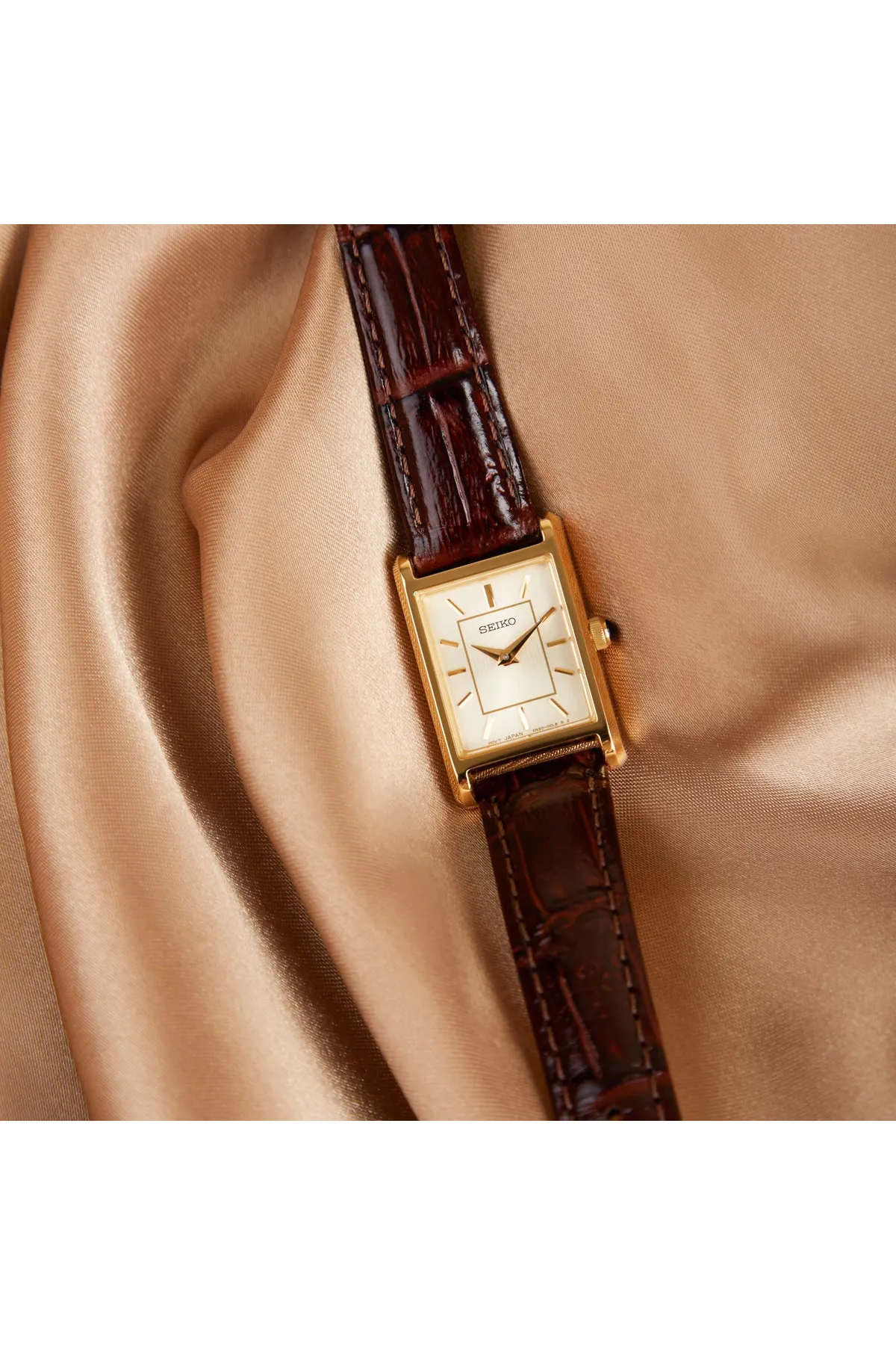 Seiko  Armbanduhr - Goldfarben - Braun