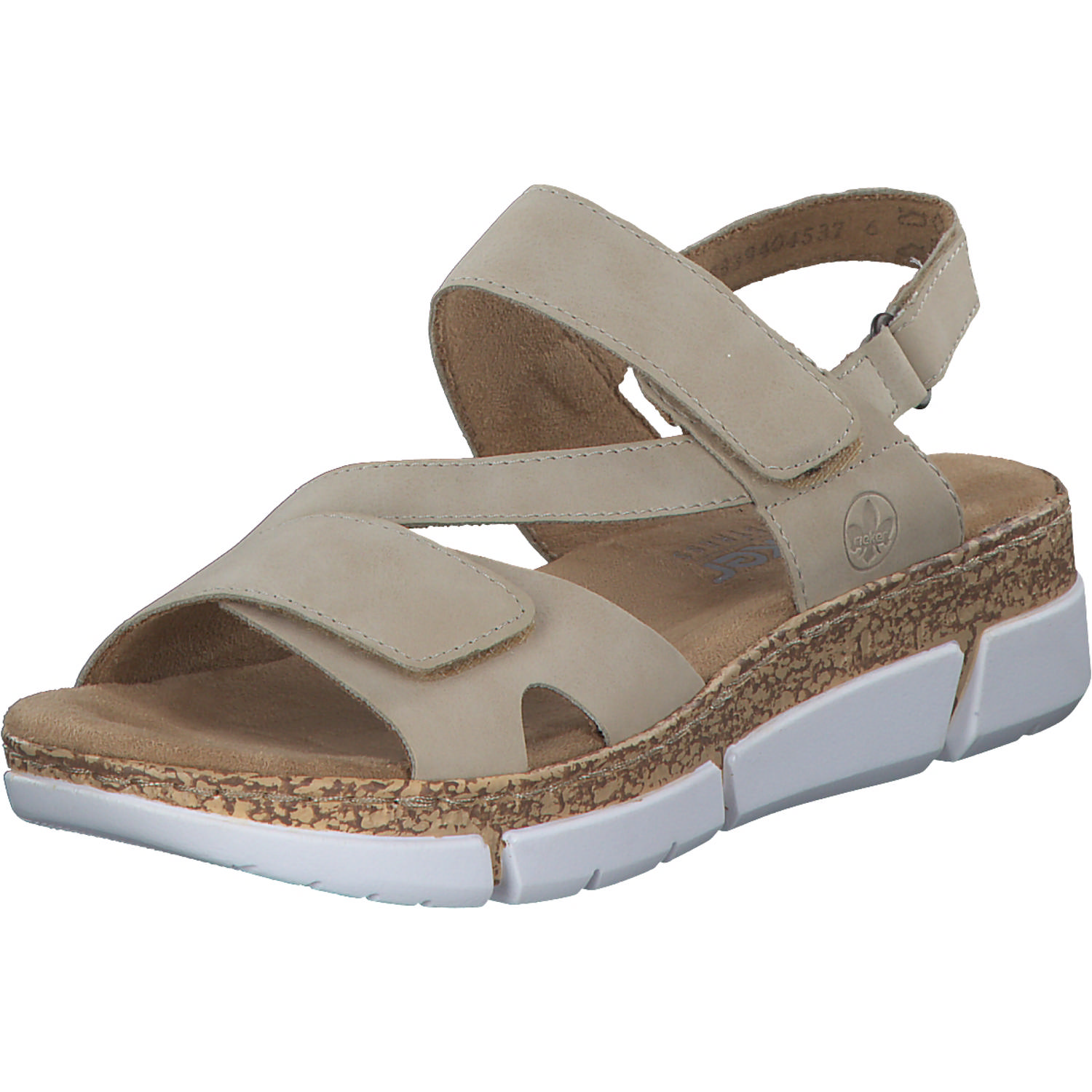 Rieker V2366, Keilsandaletten, Damen, Beige