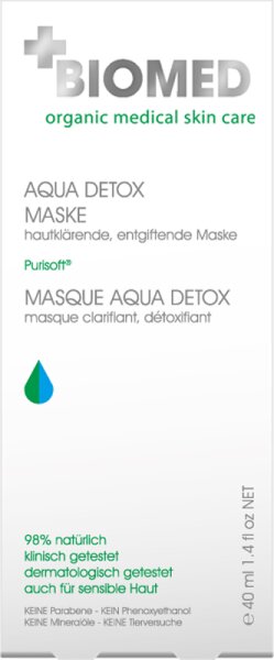 Biomed Aqua Detox Face Mask Gesichtsmaske