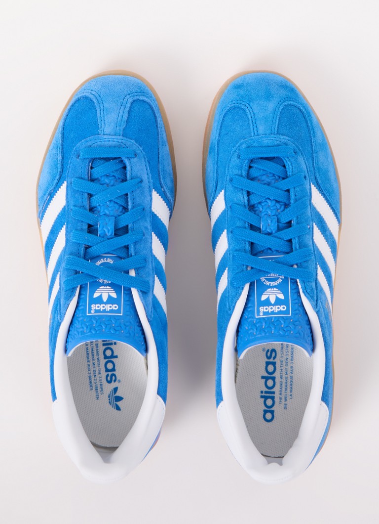 Sneaker Adidas Gazelle Indoor in pelle scamosciata con dettagli in pelle