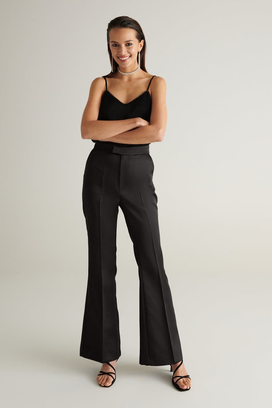Sussi satin trousers