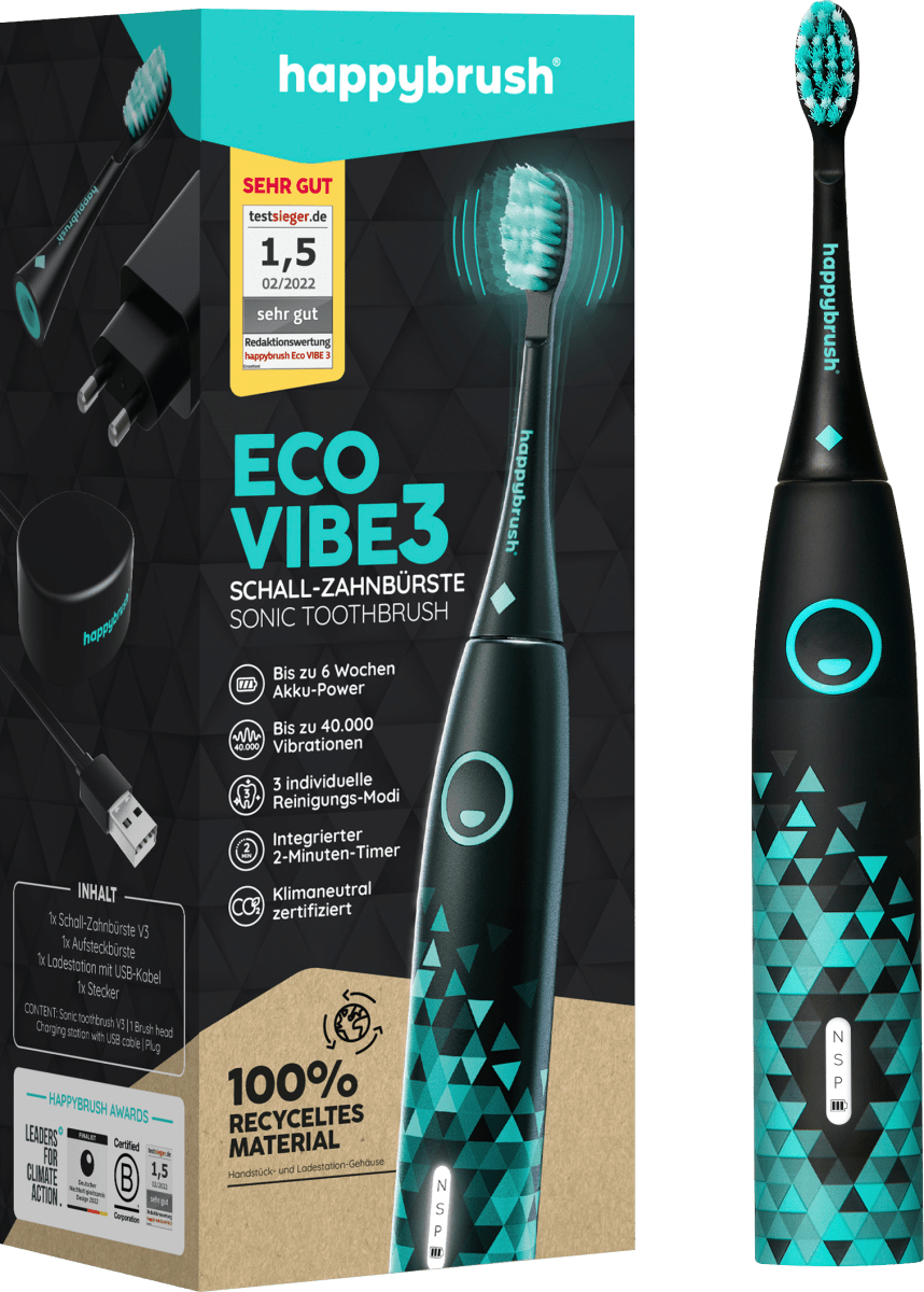 Schallzahnbürste Sonic Typ Eco Vibe 3, 1 St