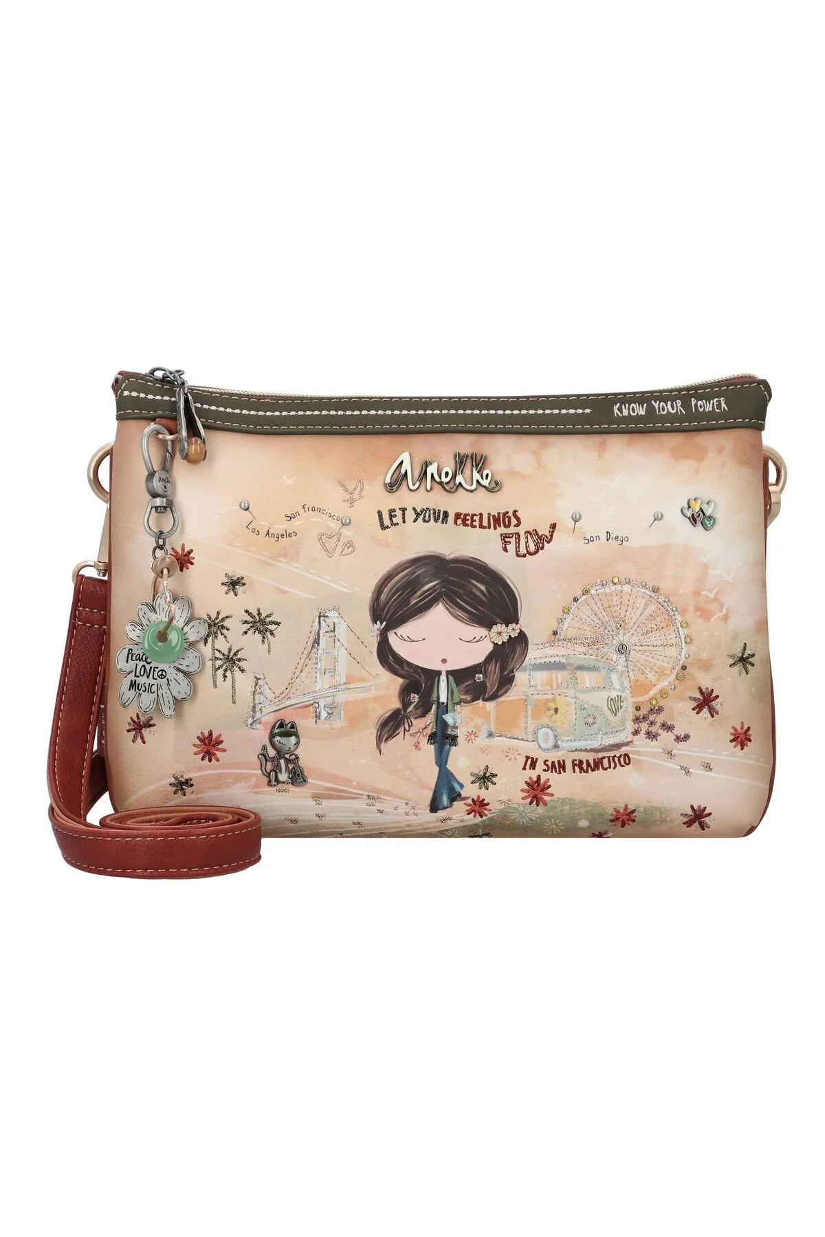 Anekke  Peace & Love Umhängetasche 27 cm