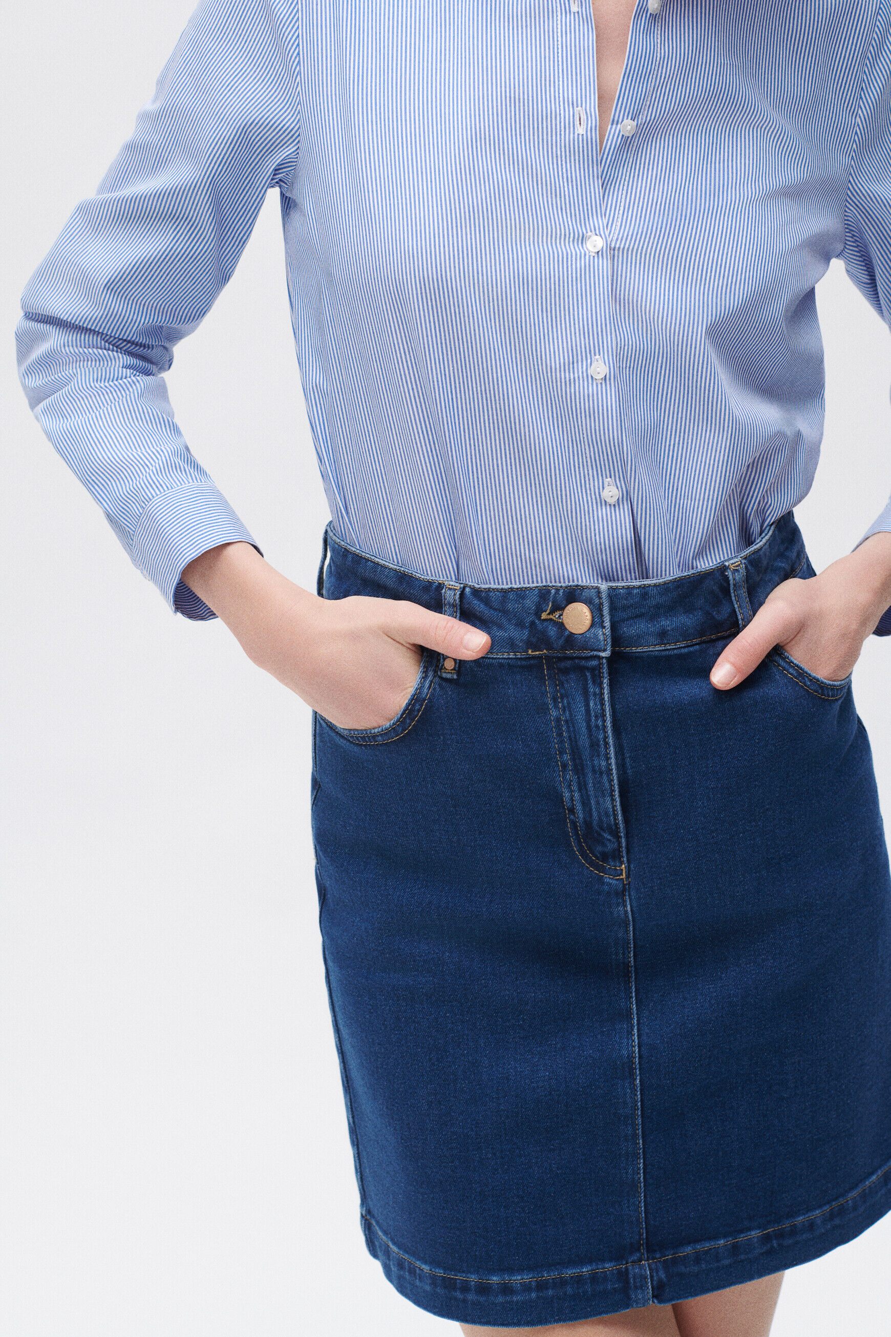 Jupe jlucia denim stone femme