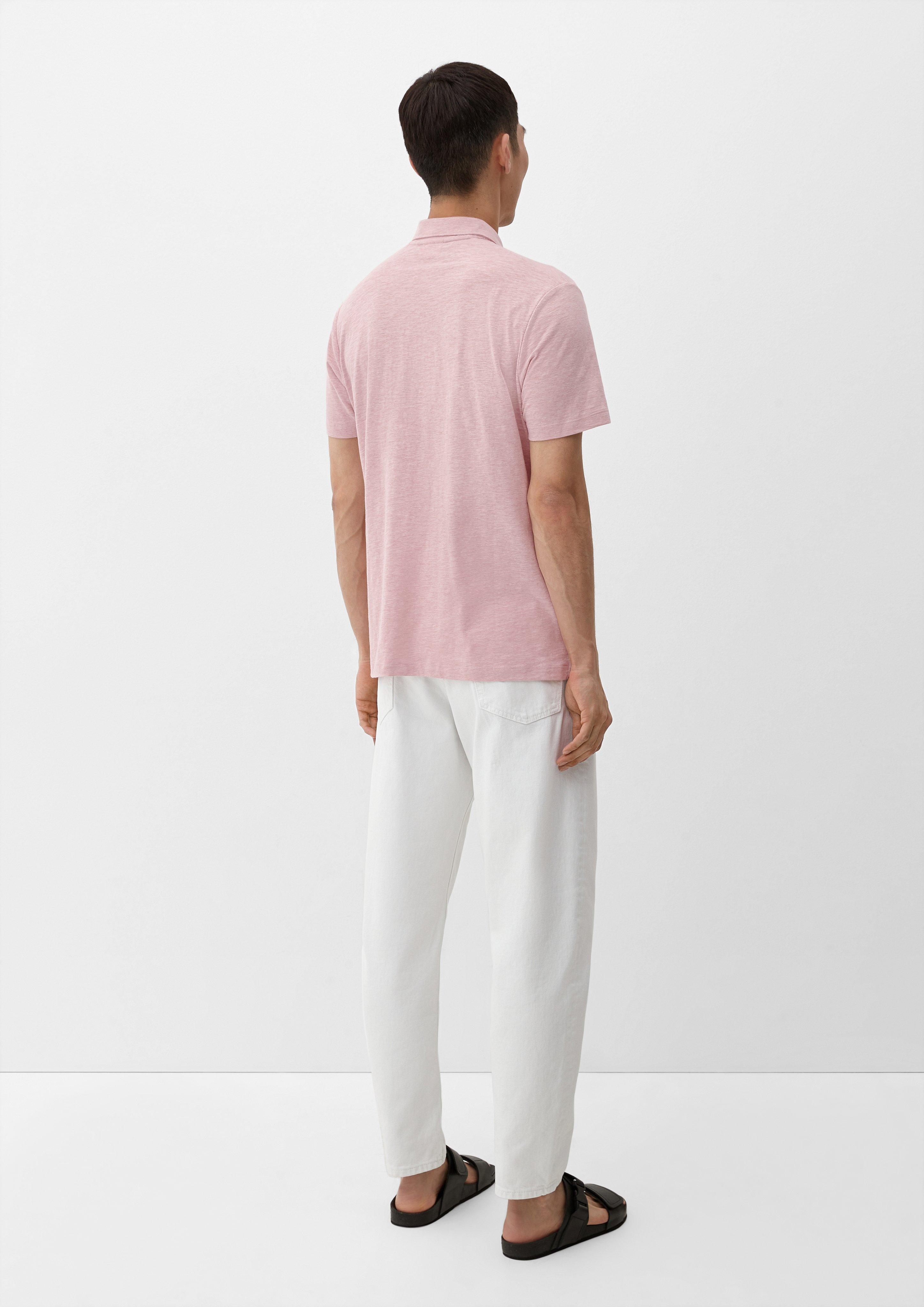 Poloshirt mit Flammgarnstruktur  2129857-41W2