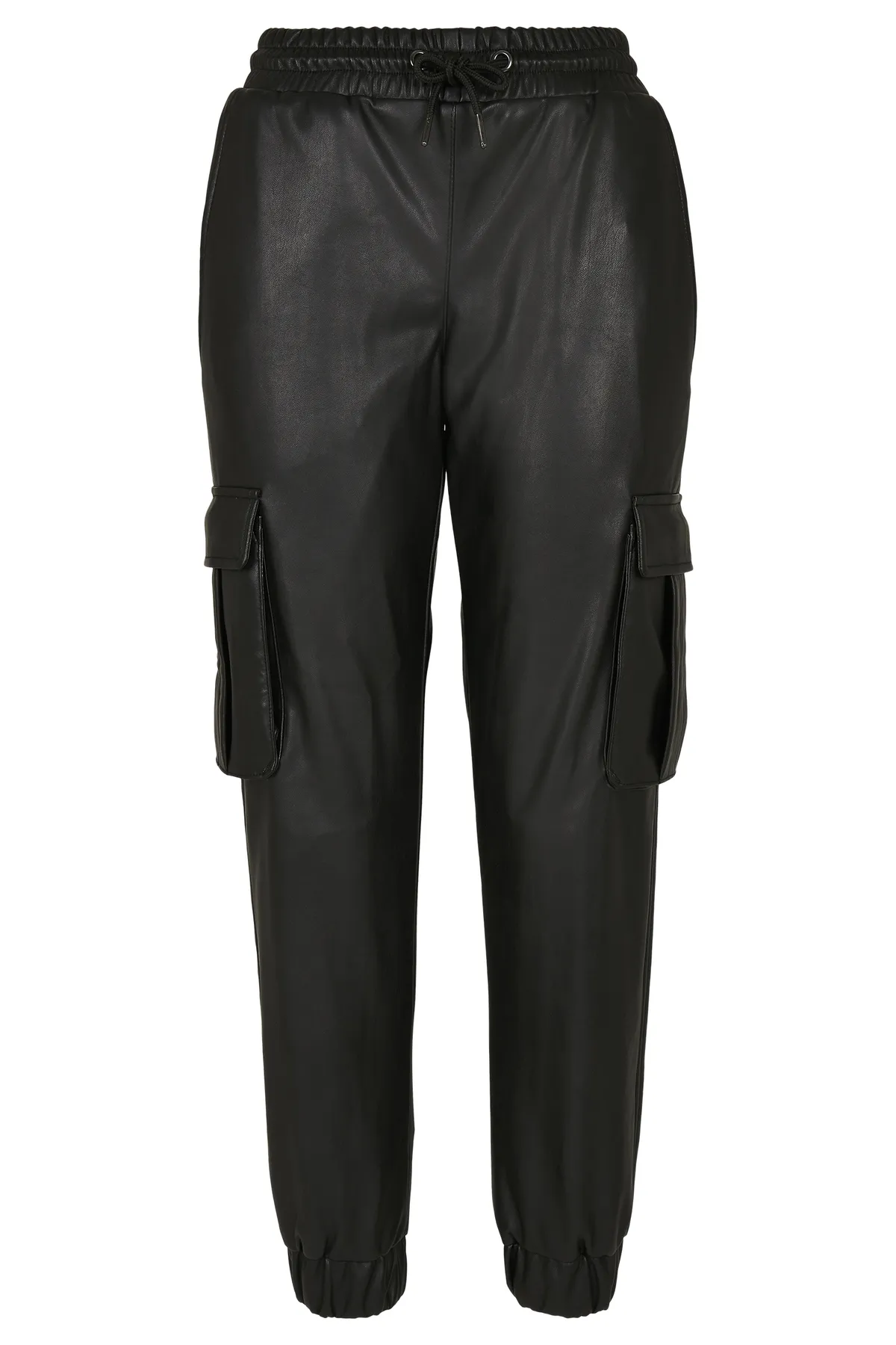 Urban Classics  Damen-Cargohose aus Kunstleder für Damen