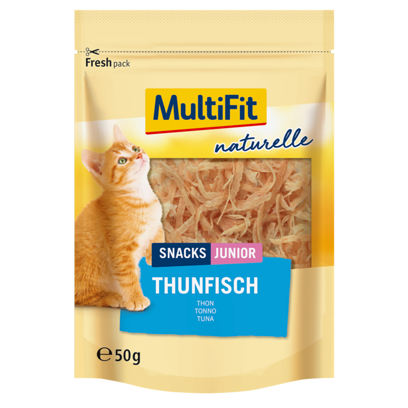 MultiFit Snacks MultiFit naturelle Thunfisch Junior 4x50g