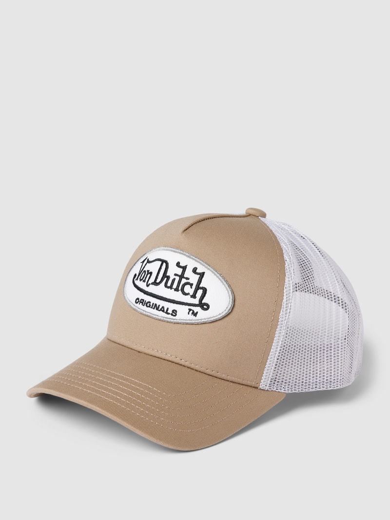Trucker Cap mit Label-Patch Modell 'BOSTON' in taupe