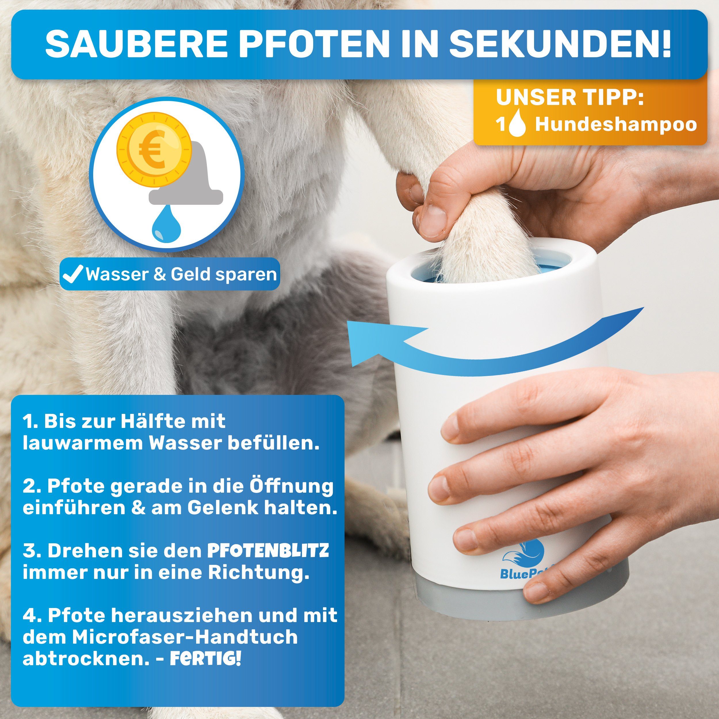 BluePet Pfotenpflege 