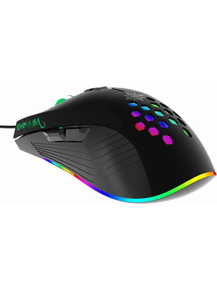 Inca INCA IMG-347 Emmpousa RGB 7200 DPI Maktrotasten Professionelle Gaming in schwarz günstig kaufen onesize