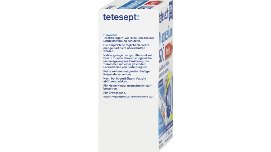 tetesept Magnesium 500 Direkt-Sticks