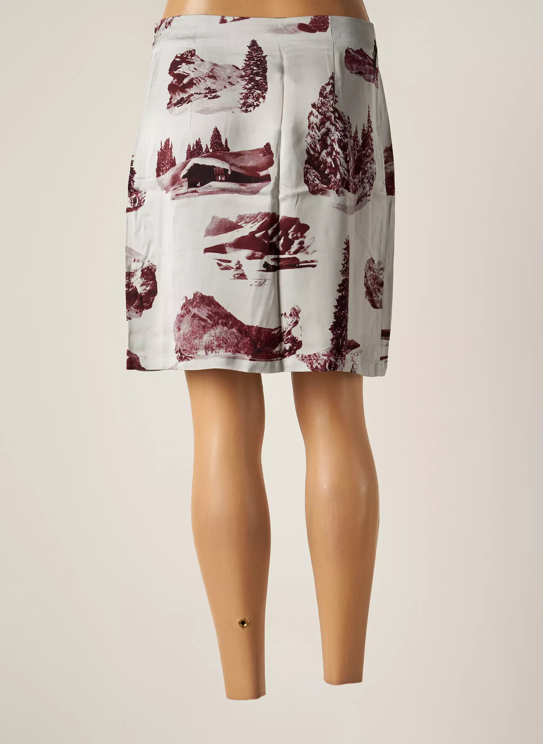 Nice Things Jupes Courtes Femme couleur gris