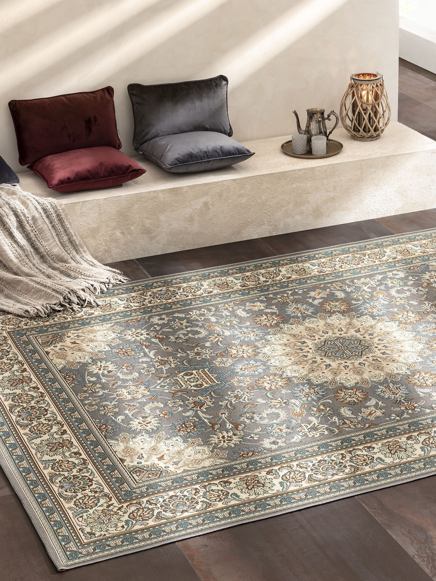 Orient Summer Outdoor-Teppich, Grau