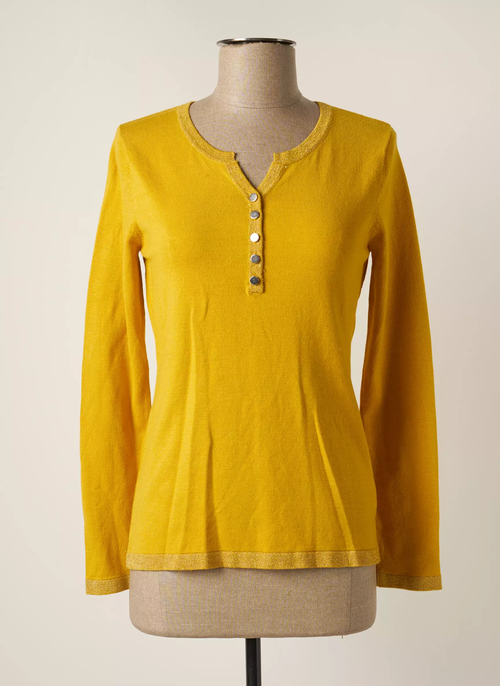 Giorgio Barbara Pulls Femme couleur jaune