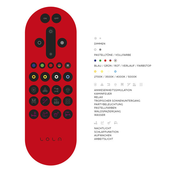 LED-Deckenleuchte LOLAsmart Leni