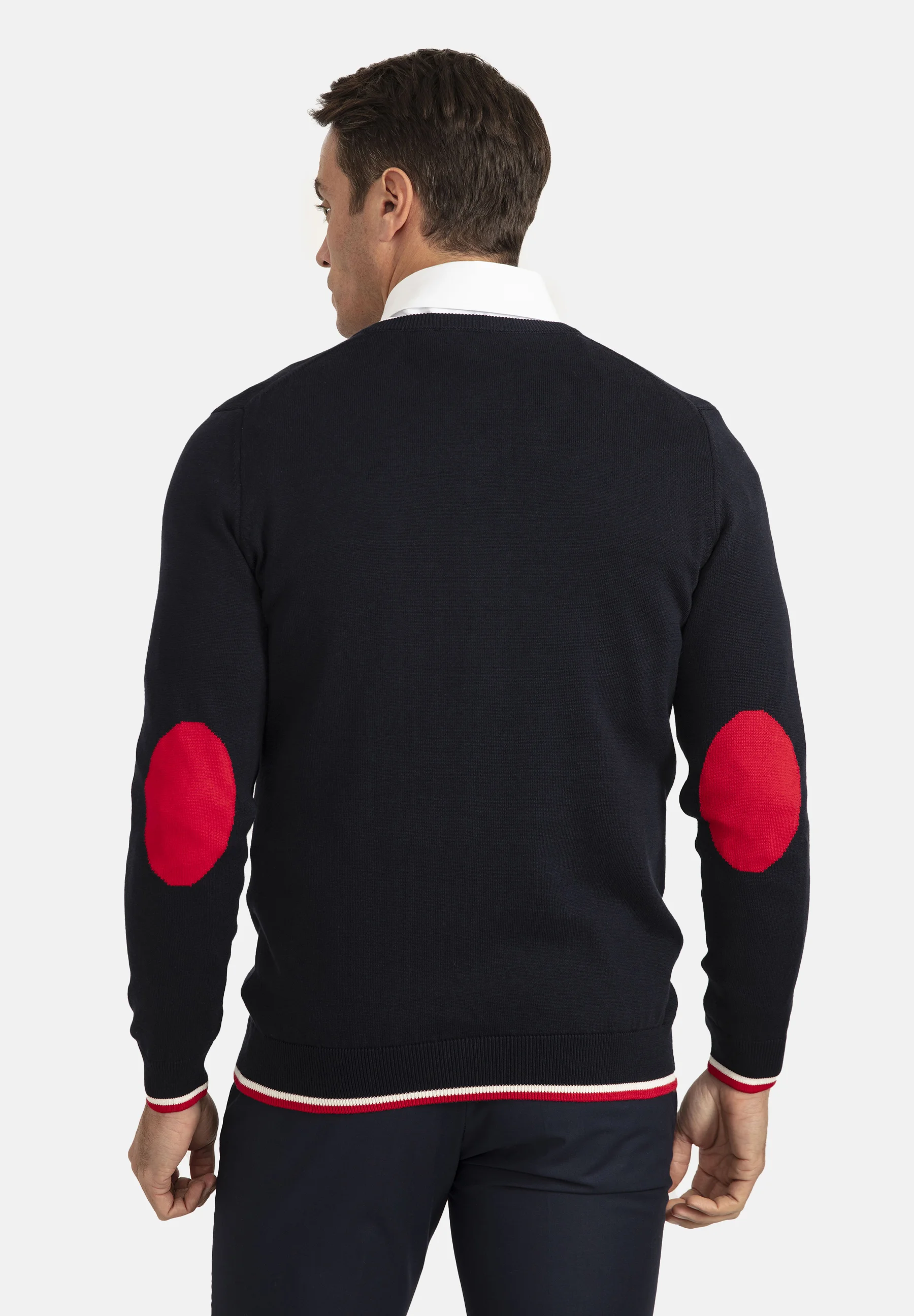 Suéter Williot ARM PACTH DETAIL V NECK