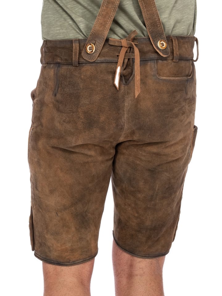 MADDOX Lederhose HORN in hellbraun günstig kaufen 54