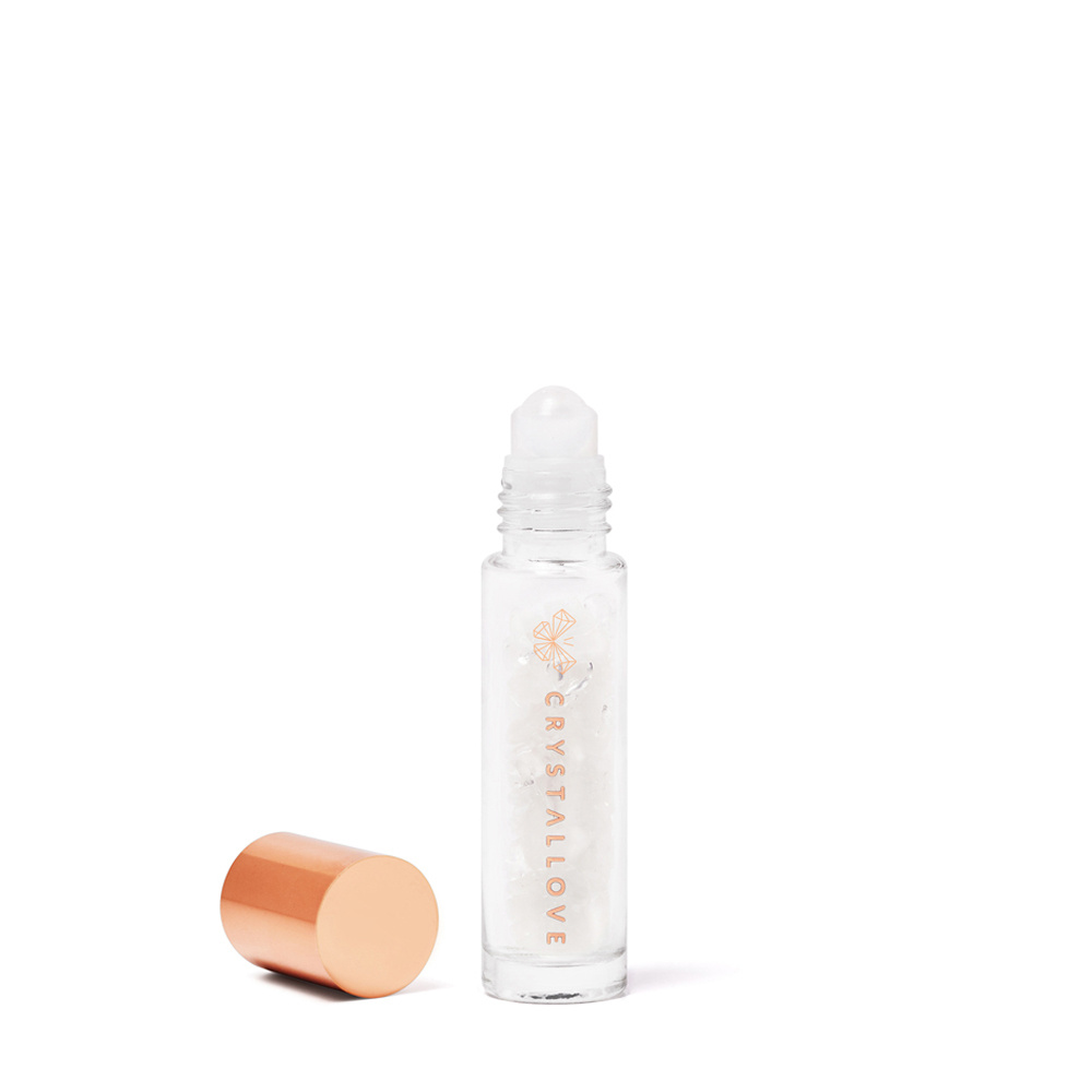 crystallove CRYSTALLOVE Clear quartz oil bottle 10ml