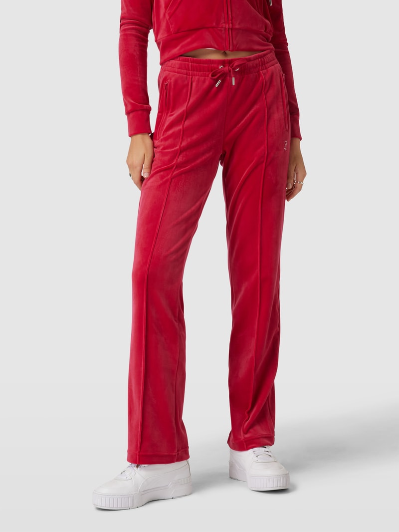 Sweatpants mit Strasssteinbesatz Modell 'TINA' in pink
