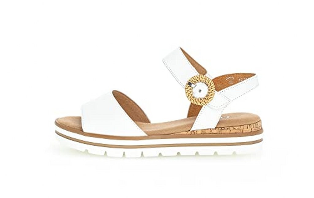 GABOR Komfort Sandalen weiss