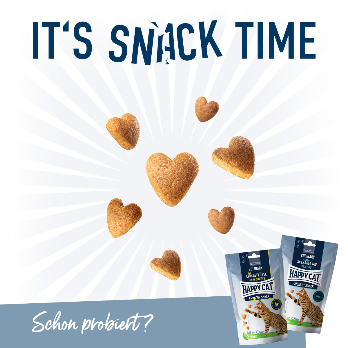 Happy Cat Culinary Crunchy Snack Atlantik-Lachs