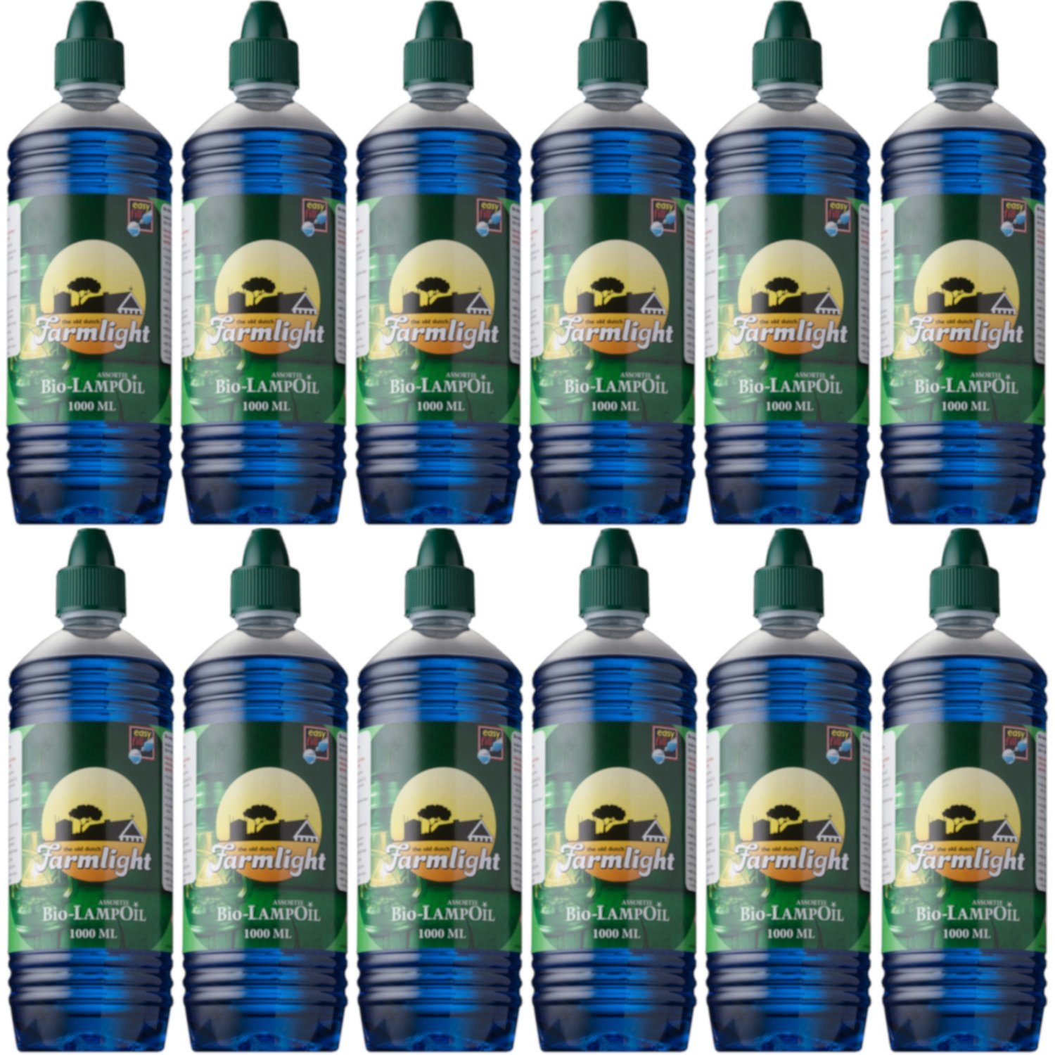 Moritz Lampenöl 12 Liter Bio Lampenöl blau, 0,7 kg, für Bambusfackeln, Gartenfackeln, Öllampen Outdoor Zubehör