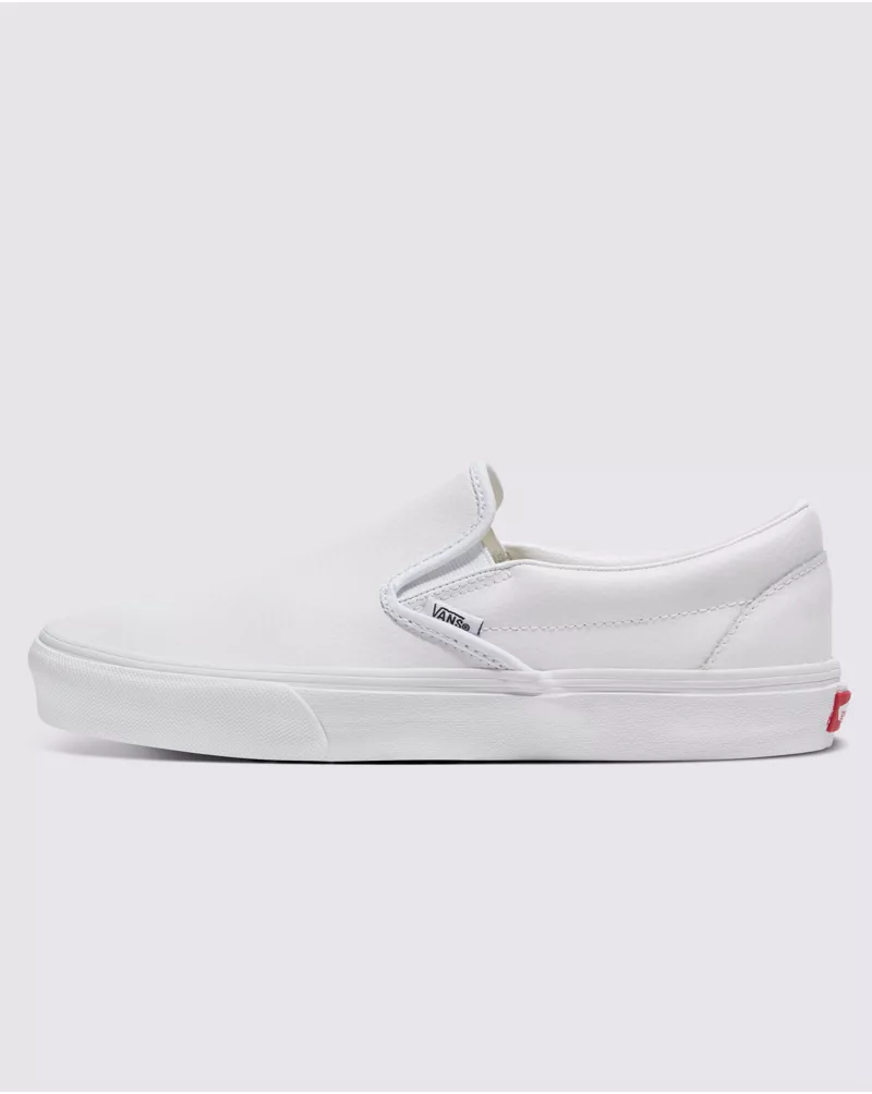 Customs Elevated True White Leather Slip-On Shoe