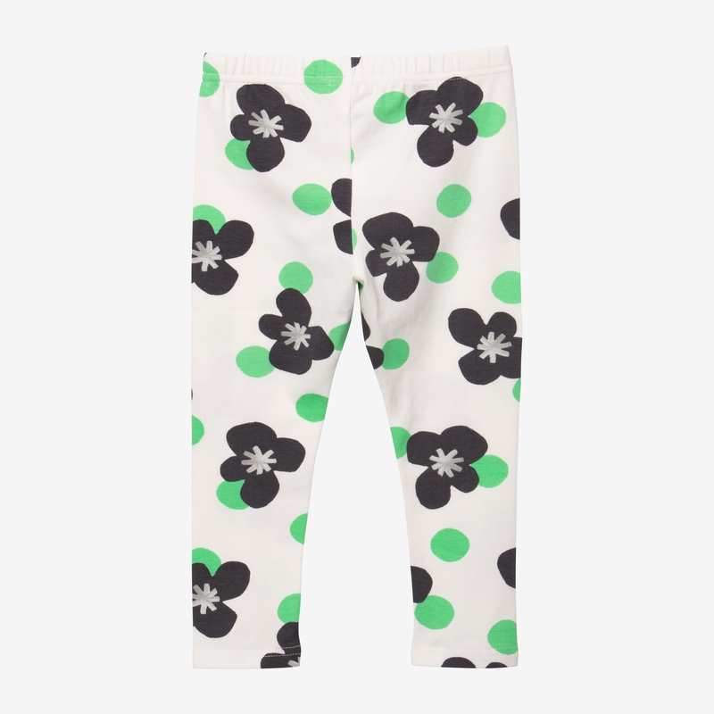 Leggings bébé fille fleurs pop beige Catimini