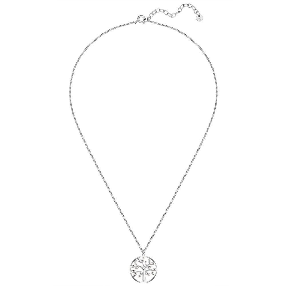 Glanzstücke München Chaîne Arbre de vie Argent sterling Lab Grown Diamond en Argent collier