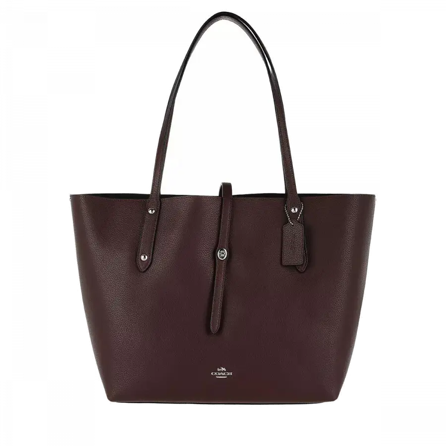 Coach - Coach Handle Bags Kunstleder Dark Red - rot