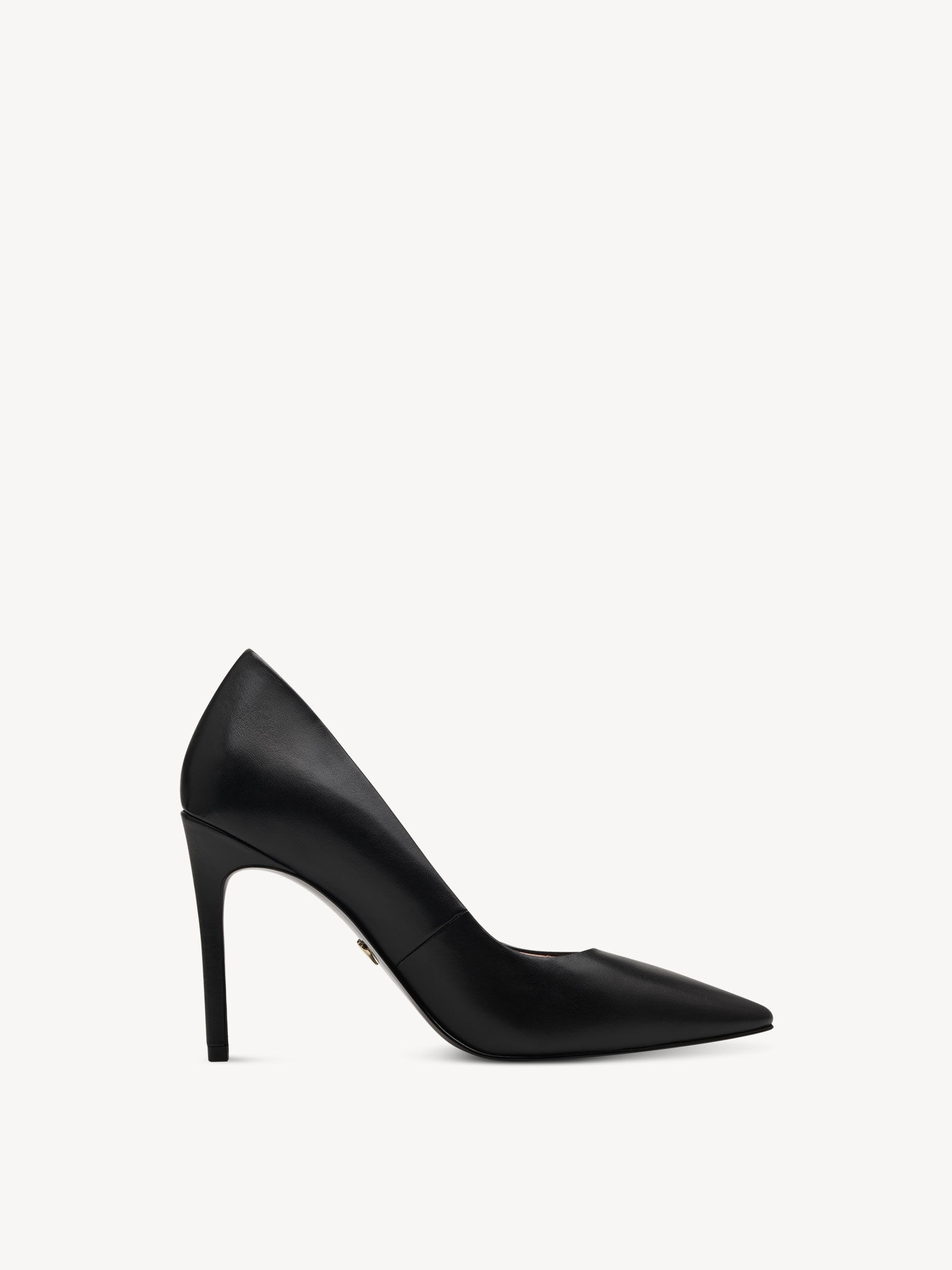 Escarpin en cuir - noir