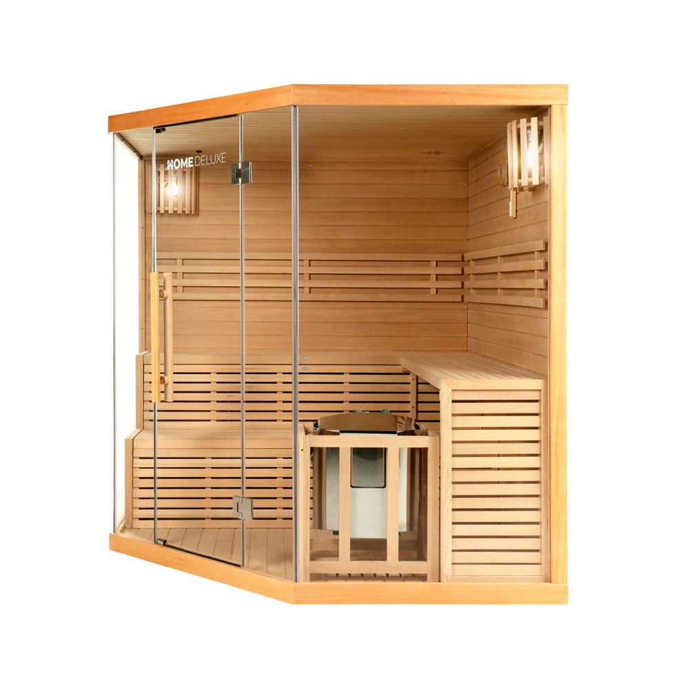 Home Deluxe Traditionelle Sauna SKYLINE XL BIG 200 x 200 cm