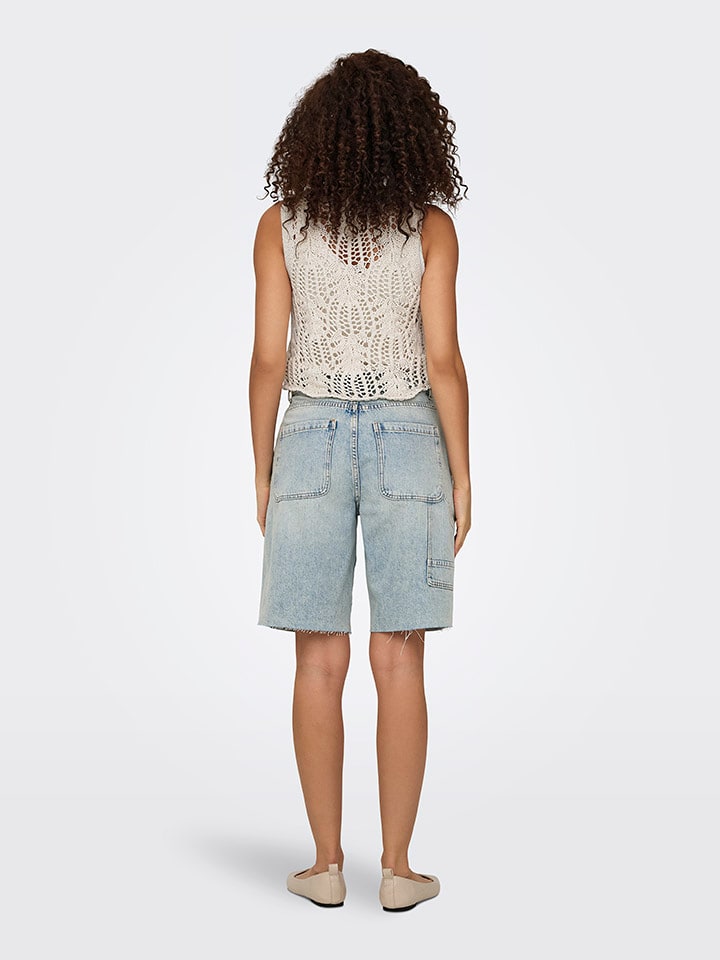 ONLY Strickweste in Creme günstig kaufen