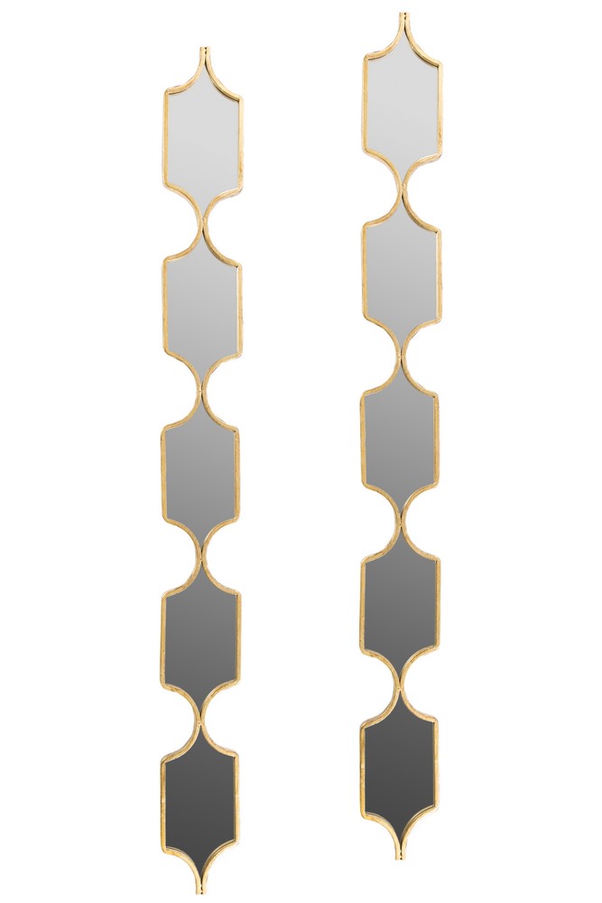 MyFlair My Flair Metall 2er-Set Wandspiegel