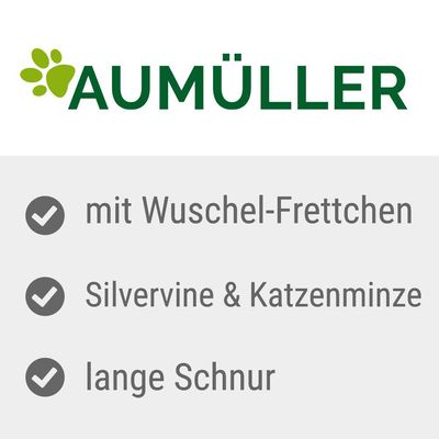 Aumüller Katzenangel Woozle mit Wuschel-Frettchen