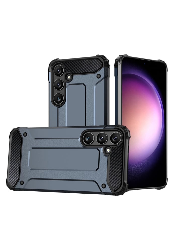 COFI 1453 Hybrid Armor Hülle Bumper kompatibel mit Samsung Galaxy A15 Blau in Blau günstig kaufen S