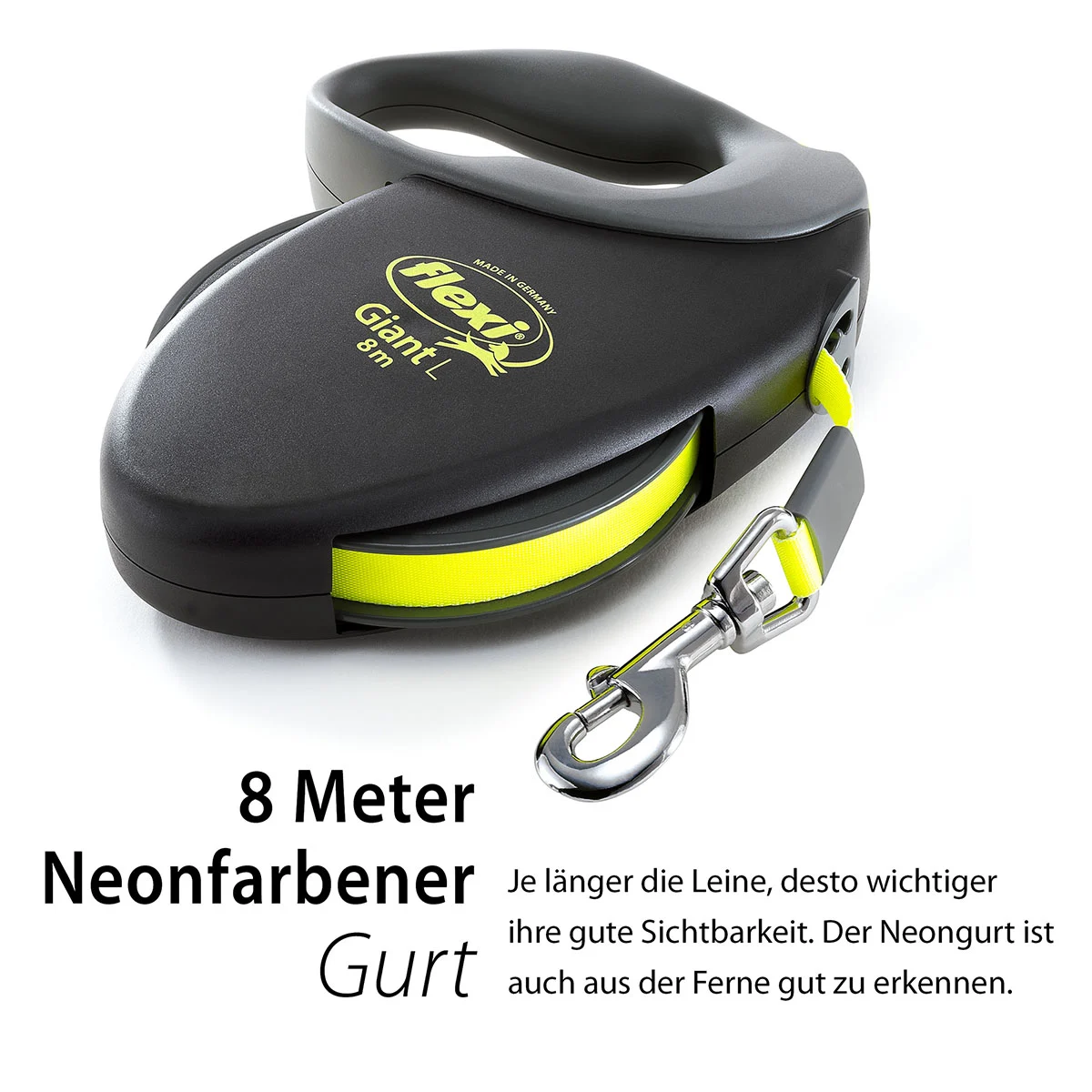 flexi Rollleine Giant Gurt 8 Meter günstig kaufen bei ZooRoyal