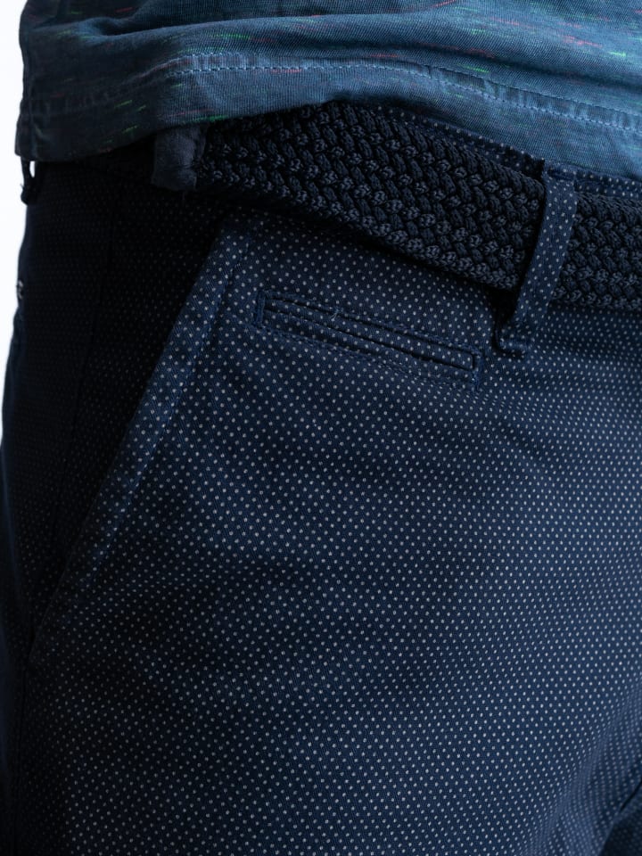 Petrol Industries Chino-Shorts mit Gürtel Breezeify in Blau günstig kaufen