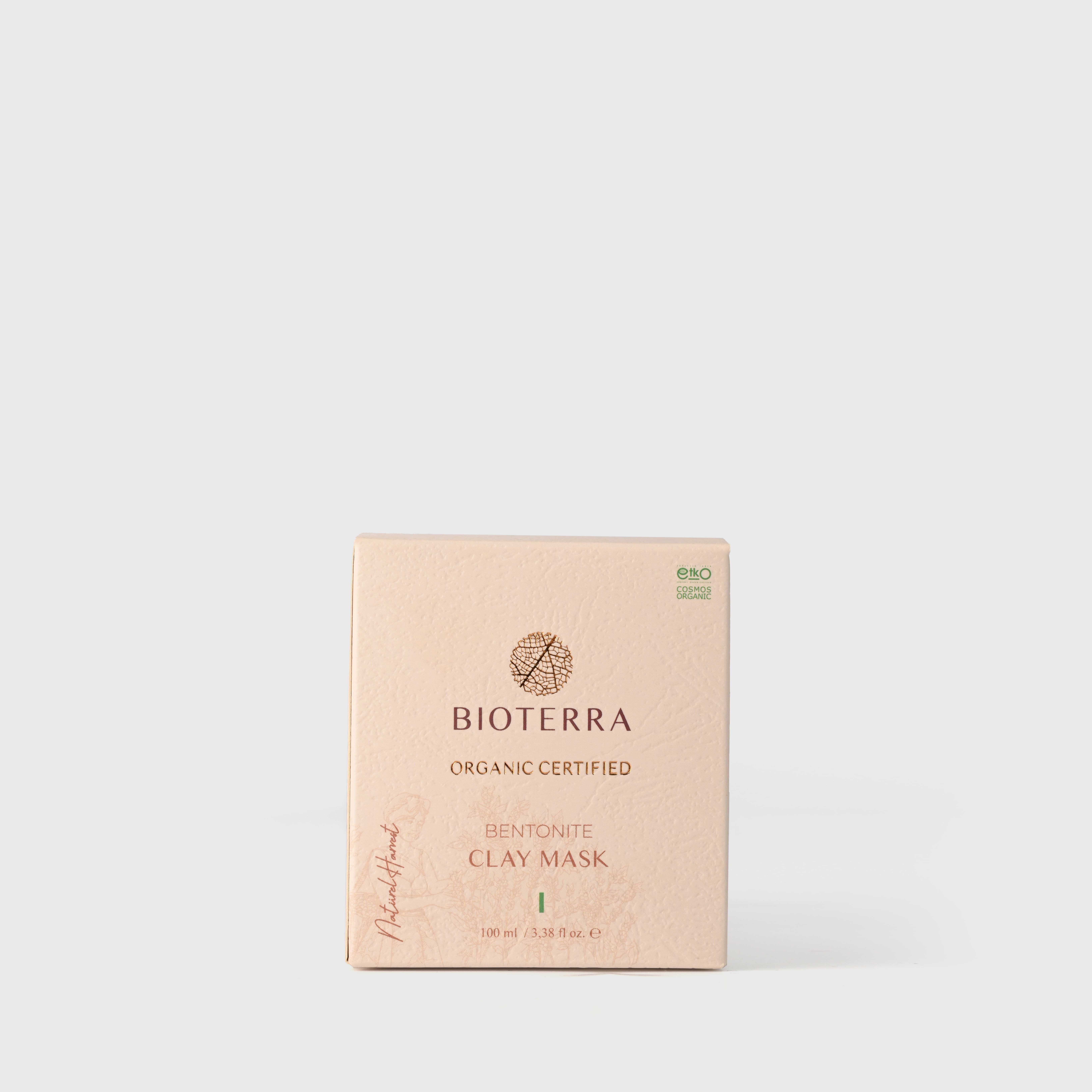 BIOTERRA Gesichtsmaske Bioterra Bio Teebaum Bentonit Maske (Regul Mask), 1-tlg., straffend, Akne, fettige Haut, Mitesser, antibakteriell, antiviral