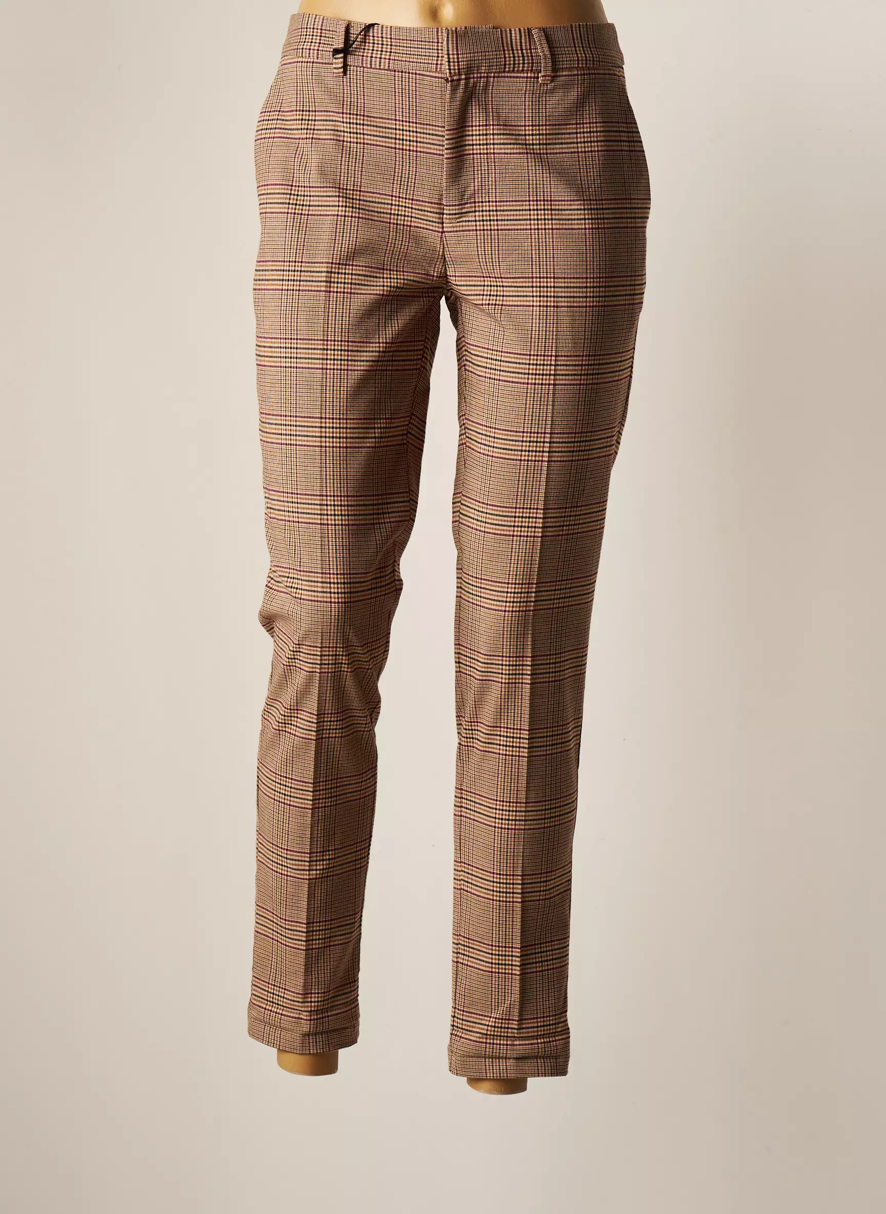 Teddy Smith Pantalons Chino Femme couleur beige