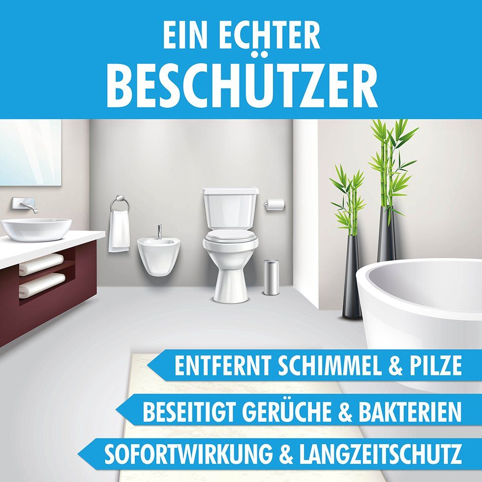 ABACUS Anti-Schimmel-Spray, Schimmelex für Wand und Bad, Anti-Schimmel Schimmelentferner (inkl. Experten Tipps, [2-St. 2x750ml Sofortwirkung mit Langzeiteffekt)