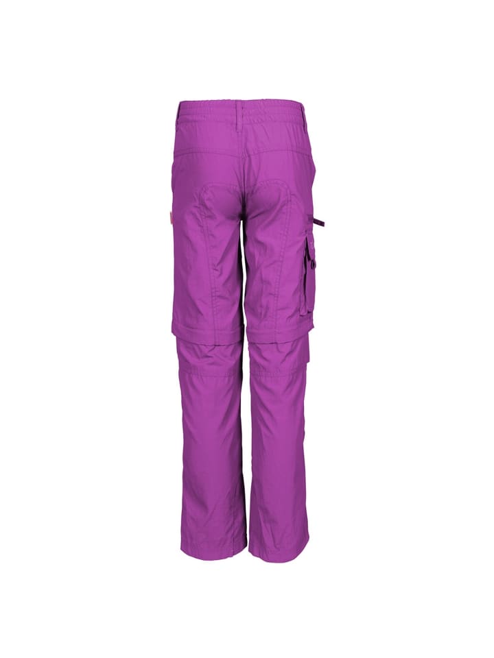 Trollkids Zipp-Off-Trekkinghose Slim Fit Oppland in berry günstig kaufen
