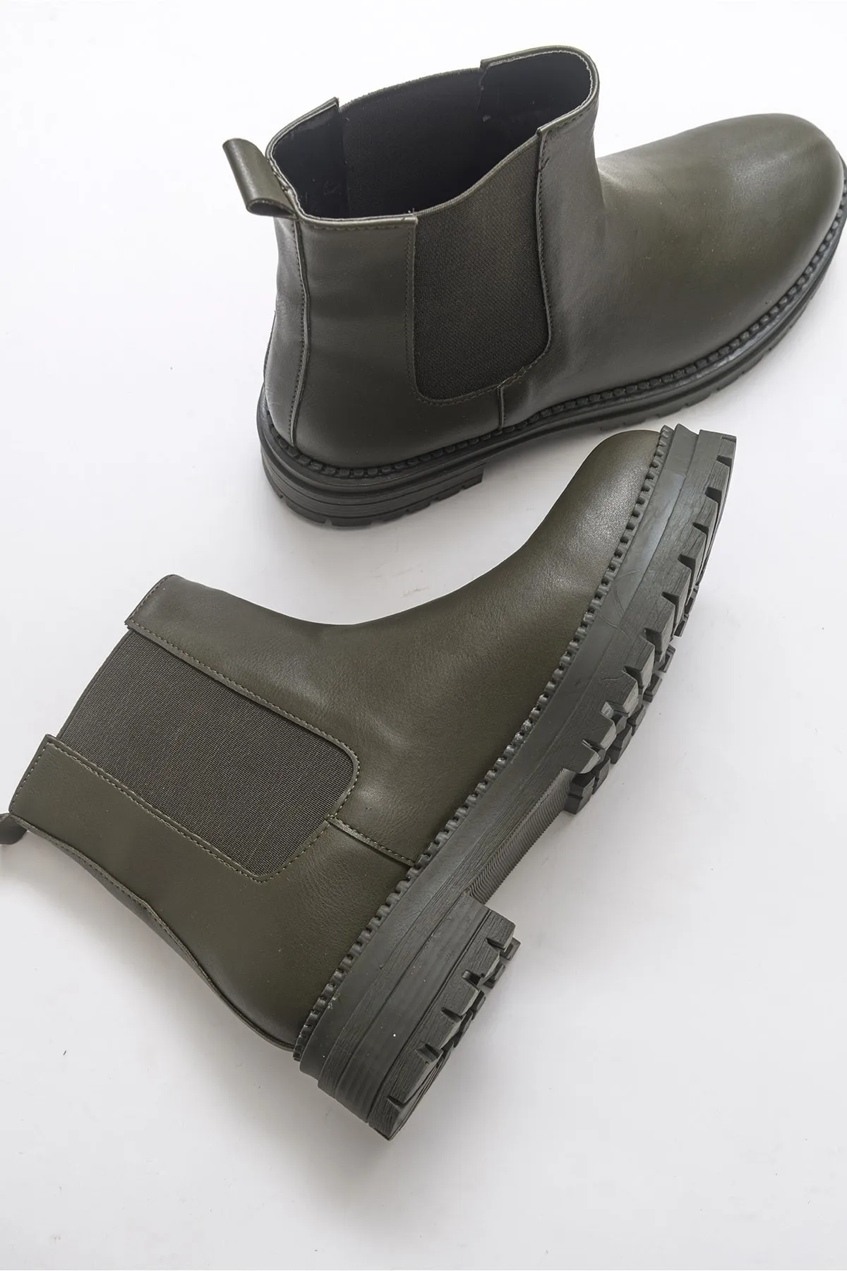 LuviShoes  Eigene grüne Damenstiefel