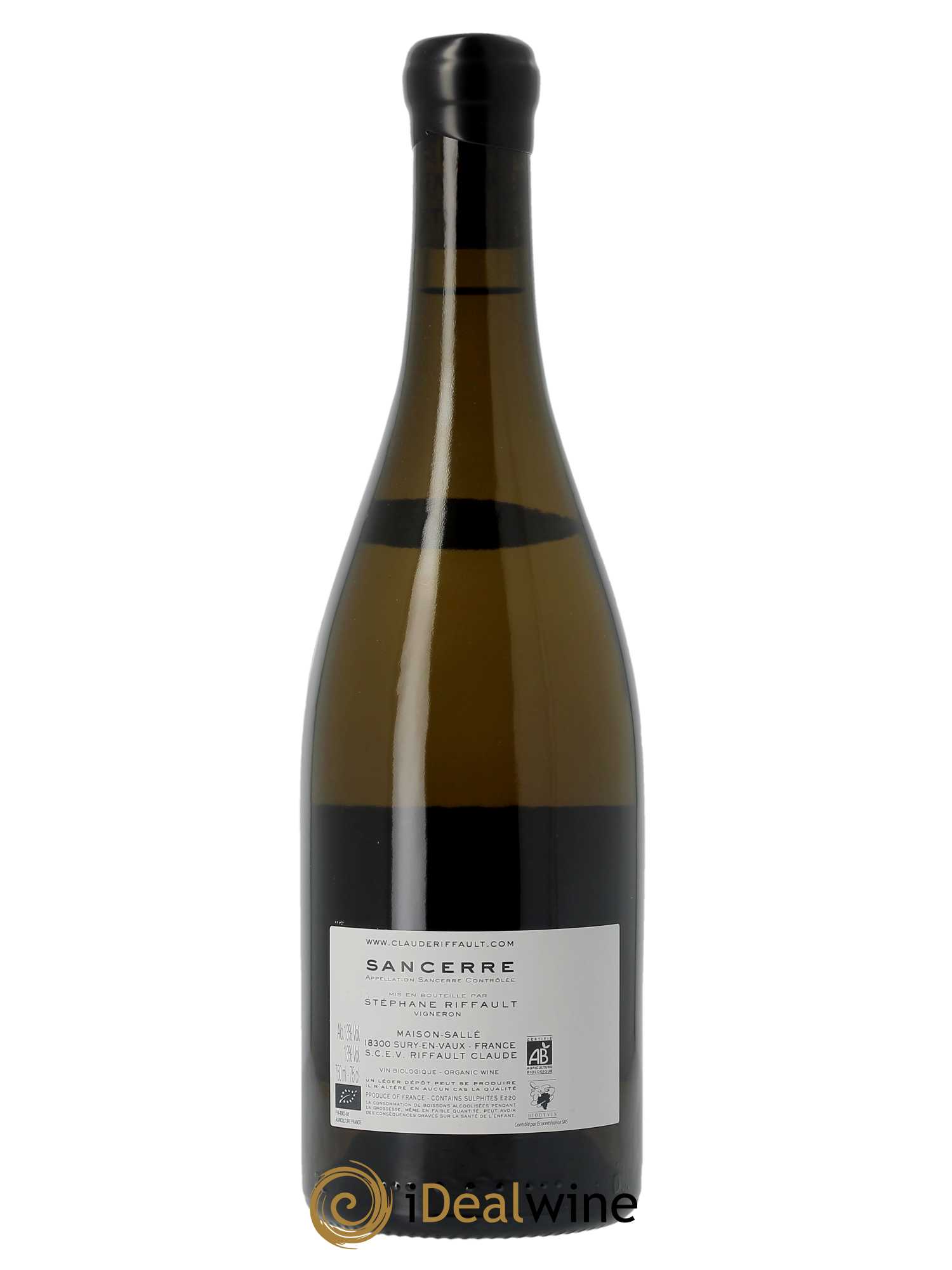 Sancerre Les Denisottes Claude Riffault  2021 - Lot de 1 Bouteille