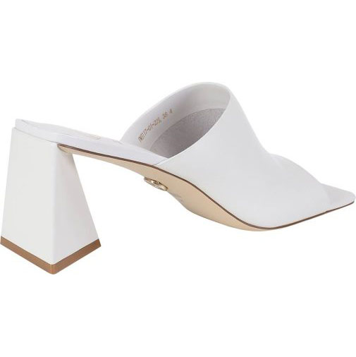 ekonika Mules aus glattem Leder