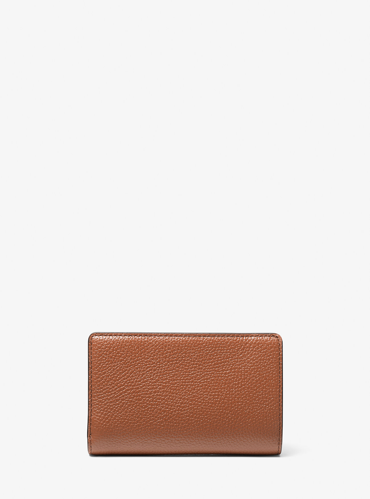 Medium pebbled skinnlommebok - LUGGAGE