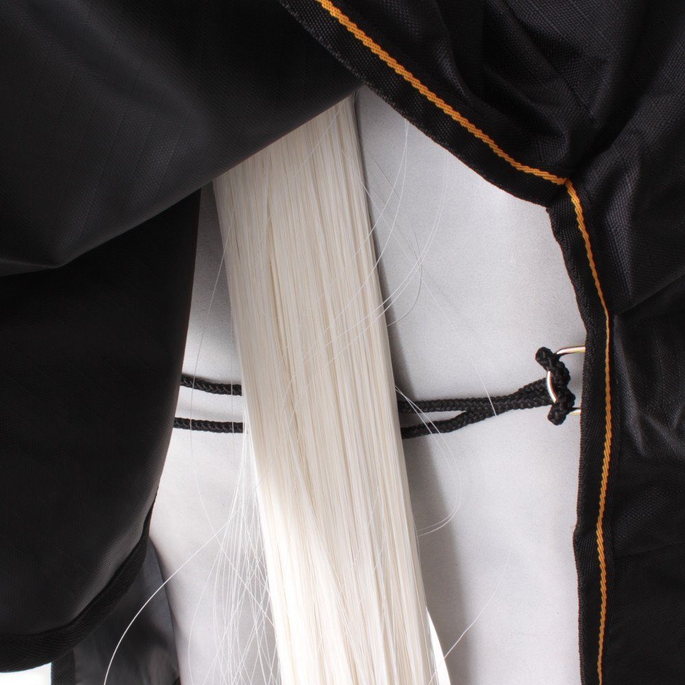 Bucas Pferde-Regendecke Bucas Irish Turnout Light 50g + Neck Set 1200D - black/gold