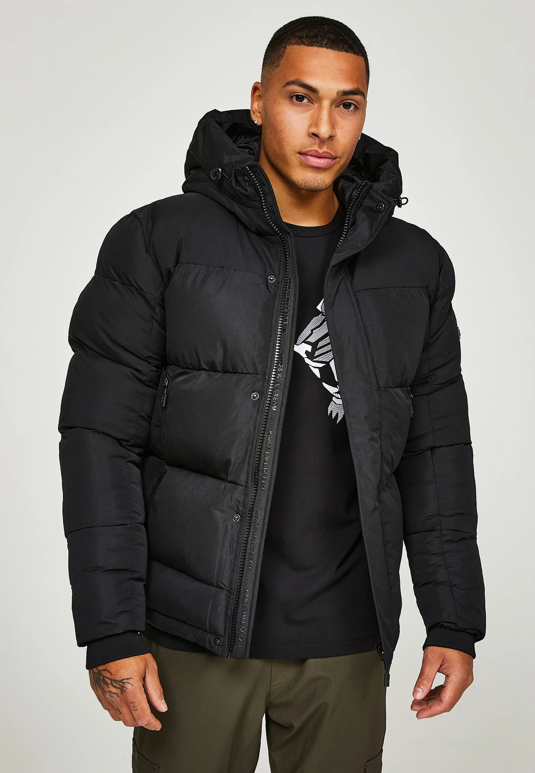 Kings Will Dream CHAQUETA ACOLCHADA CORTA PEYTON - Chaqueta de invierno