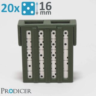 Dice Pro Keeper - 16mm (Olivgrün)